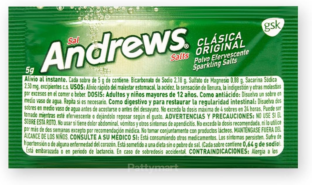 Andrews Salts Original, 50 Sachets