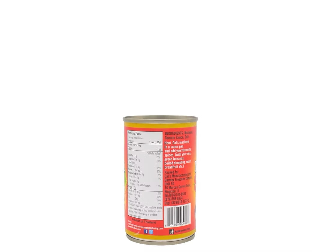 Cal’s Mackerel in Tomato Sauce, 3 Pack