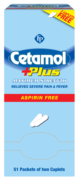 Cetamol Plus Maximum Strength Fast Relief That Lasts, 51 Packets