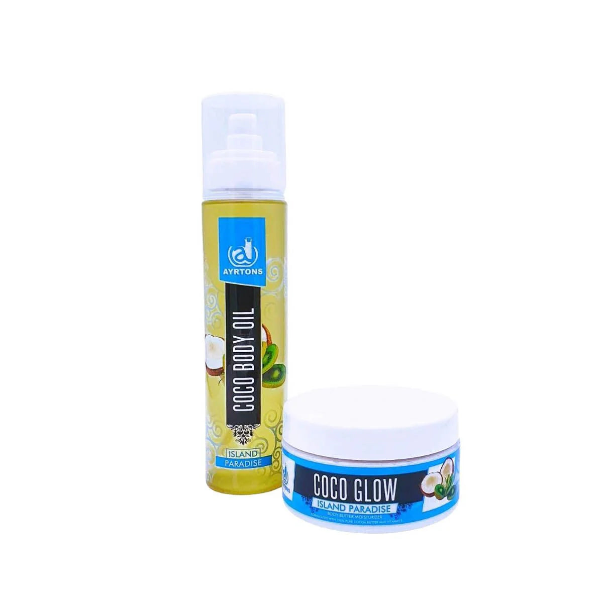 AYRTONS Coco Body Oil and Coco Glow Body Butter Bundle - Island Paradise