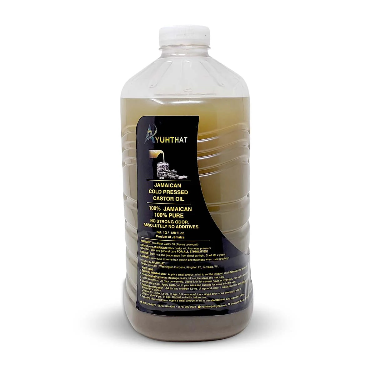 Ayuhthat 100% Jamaican Castor Oil