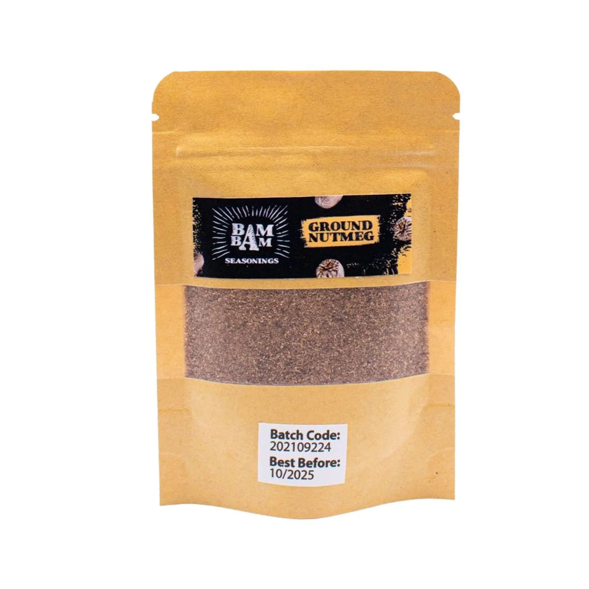 Bam Bam Seasonings Natural Nutmeg Powder, 2.5oz