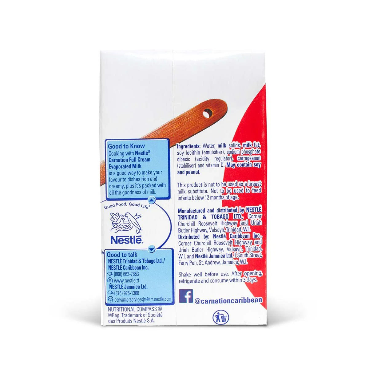 Carnation Full Cream, 250ml (3 Pack)