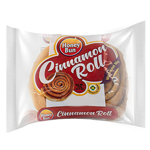 Honey Bun Cinnamon Roll, (3 Pack)