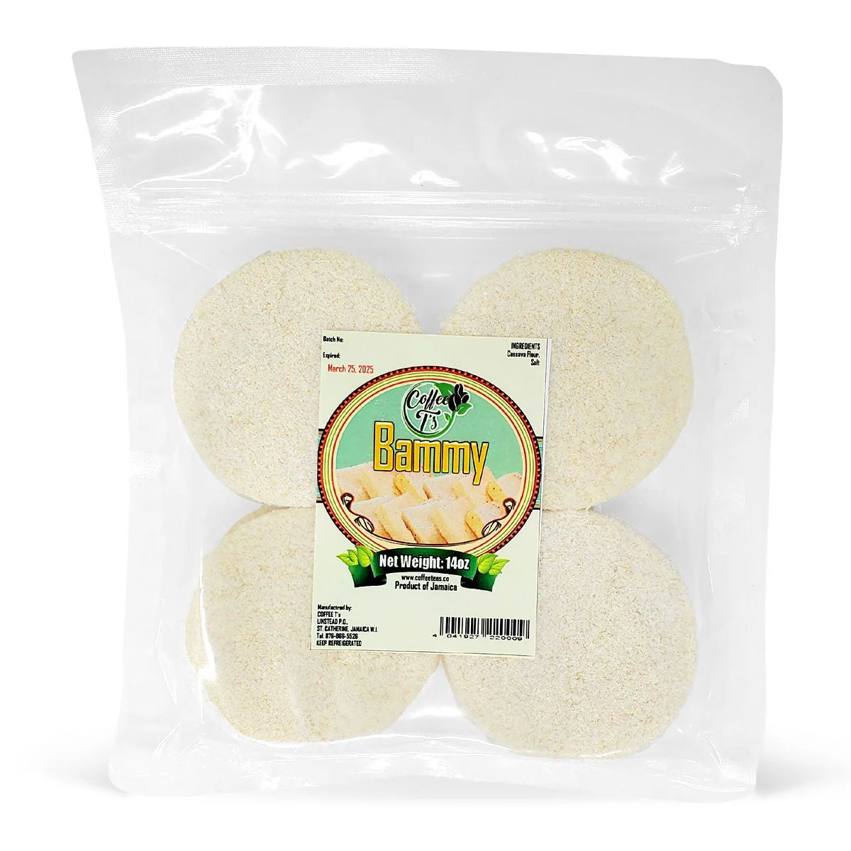 Coffee T'S Mini Bammy, 14oz (Pack of 8)