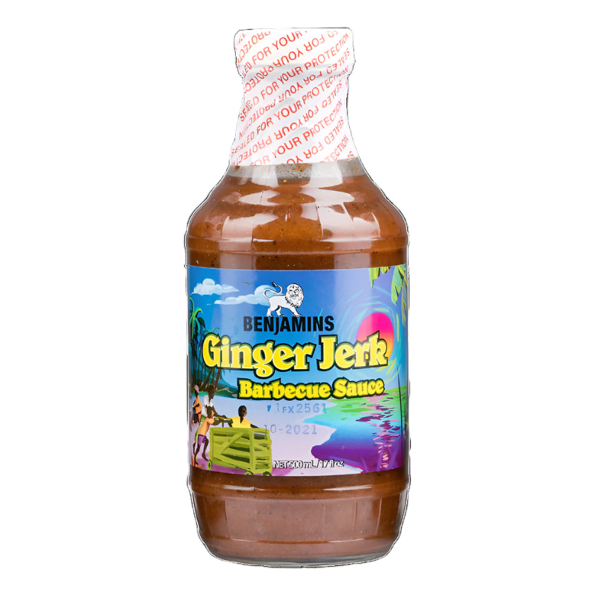 Benjamins Ginger Jerk Barbecue Sauce, 500ml