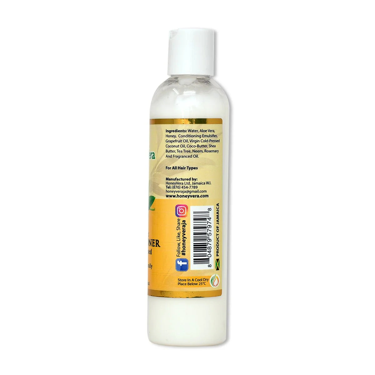 HoneyVera VeraMoist Herbal Conditioner, 8oz