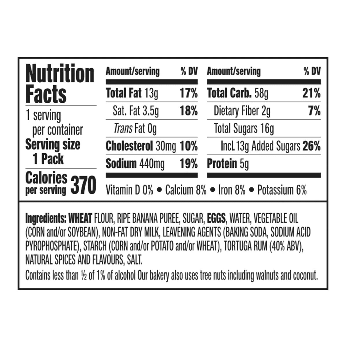 JP St Mary Banana Bread, 4oz (3 Pack)