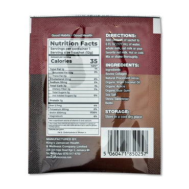 King's Jamaican Collagen Cocoa, 9g