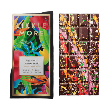 Likkle More Chocolate 70% Signature Terroir Dark Cocoa Bar, 2.5oz