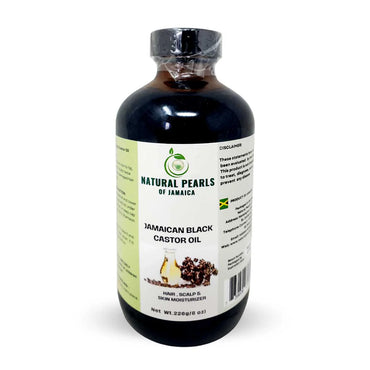 Natural Pearls of Jamaica Authentic Jamaican Black Castor Oil Glass