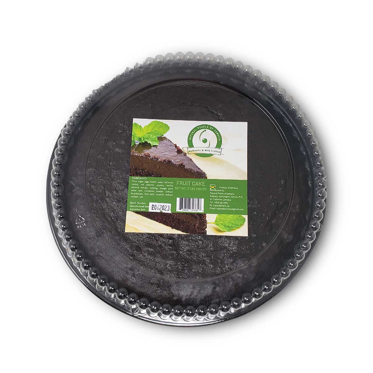 Natural Pearls of Jamaica Fruit Cake, 2lbs