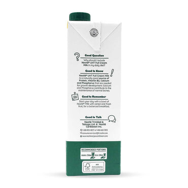 Nestle Full Cream Milk, 1L (3 Pack)