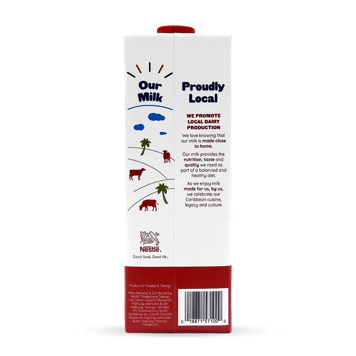 Nestle Low Fat Milk, 1L (3 Pack)