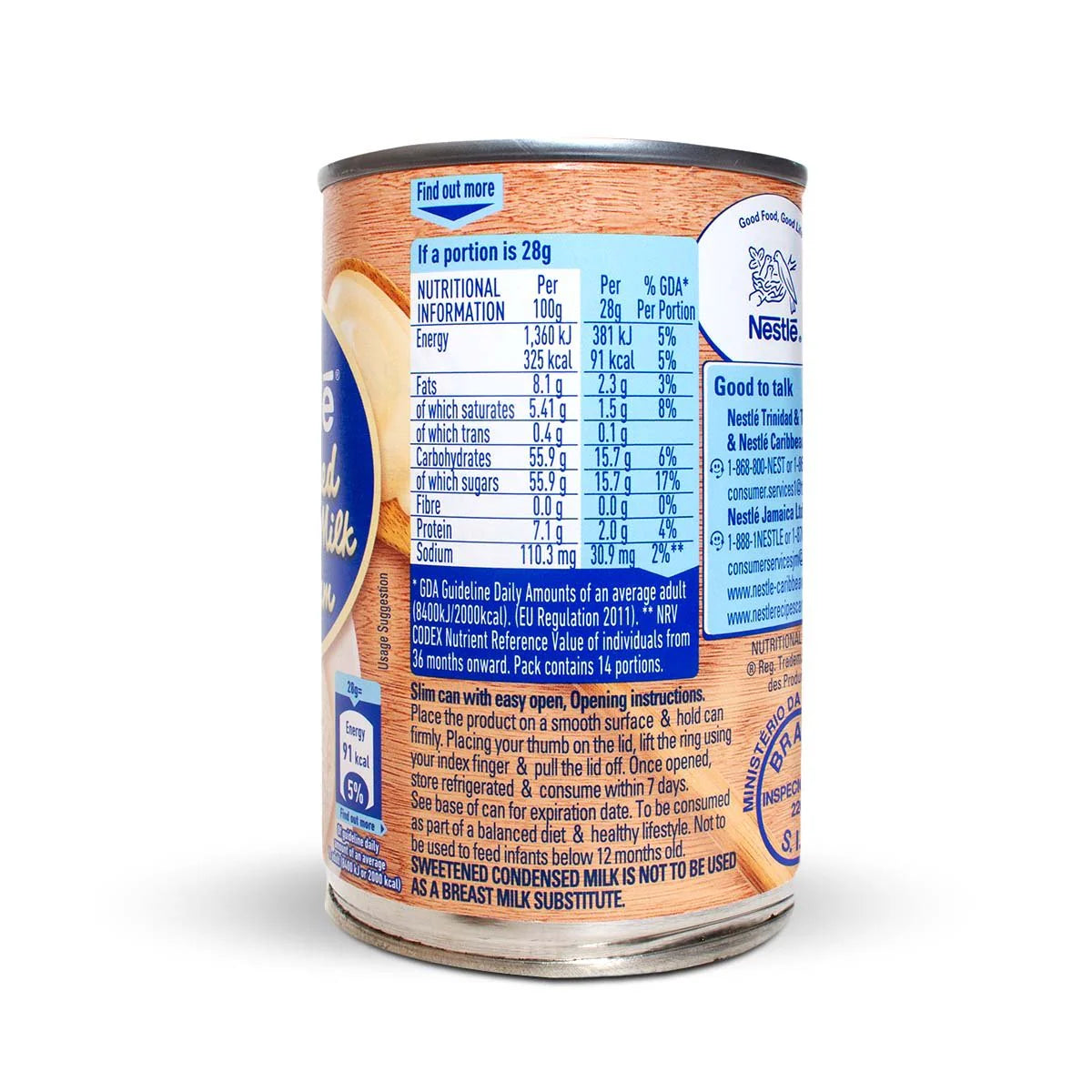 Nestle Sweetened Condensed Milk, 395g (3 Pack)