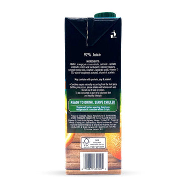Orchard Premium 92% Orange Juices No Sugar Added, 1L (3 Pack)