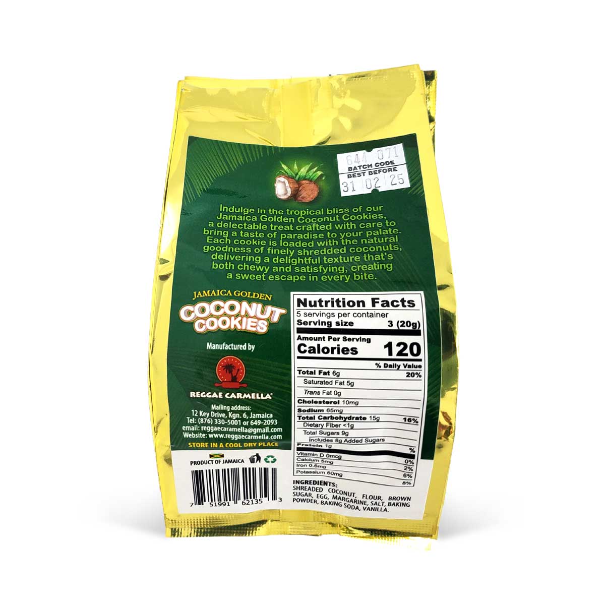 Reggae Carmella Jamaican Treats Variety Grab N Go Pack, 160g