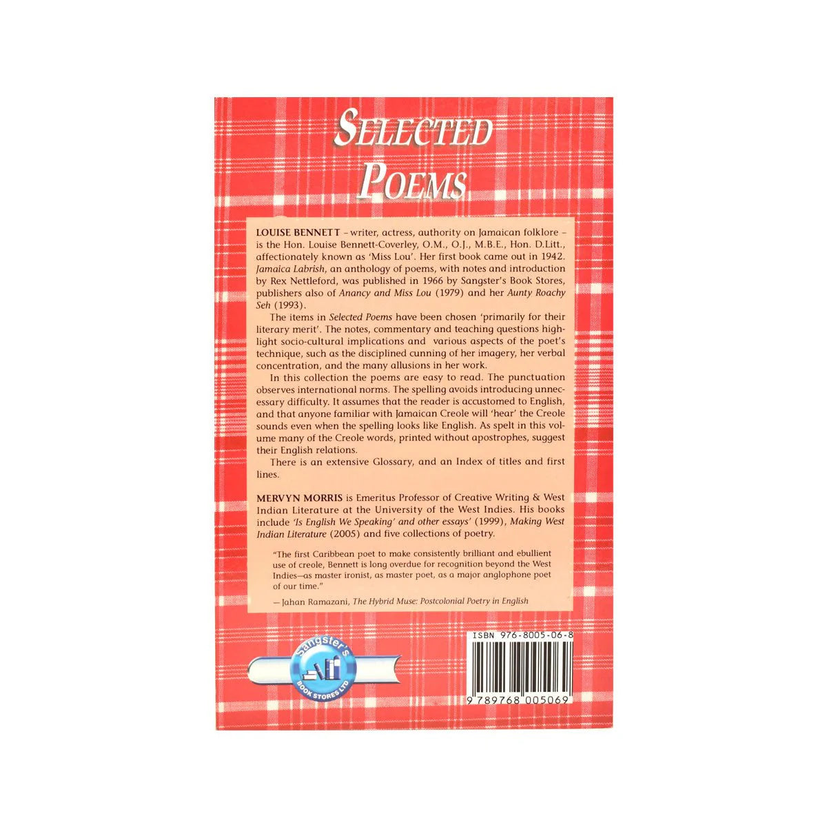 Sangster's Book Stores Selected Poems