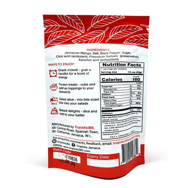 Tropicks365 Dried Mango Salt N' Pepper, 45g