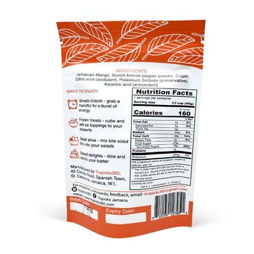 Tropicks365 Dried Mango Spicy, 45g