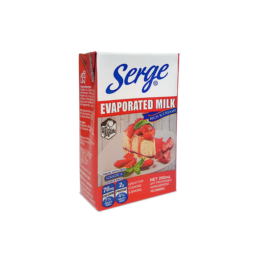 Serge Evaporated Milk 250ml