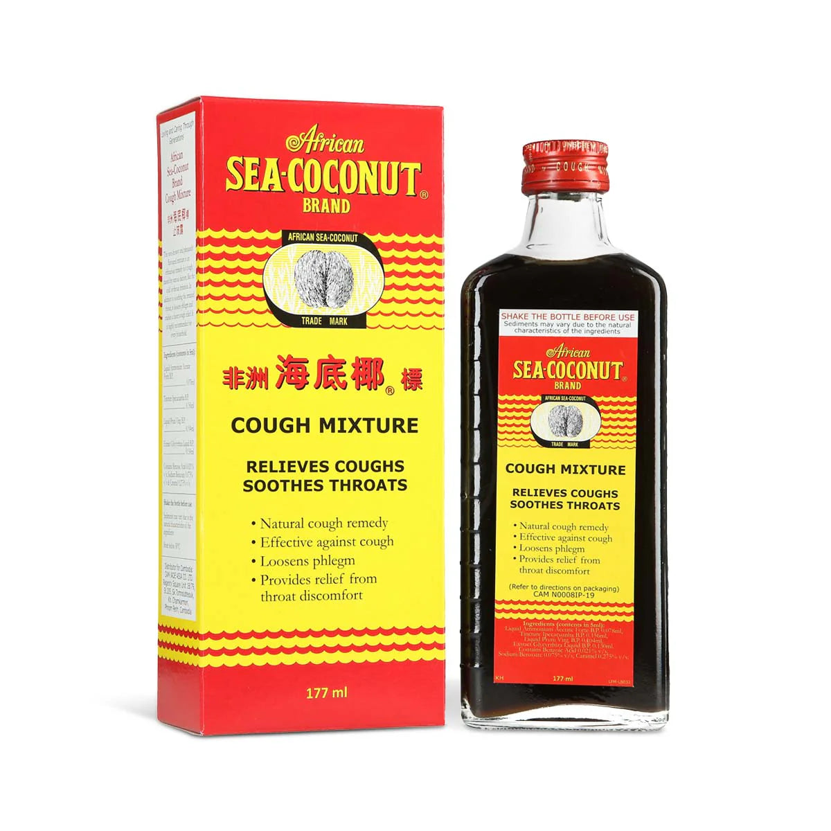 African Sea Coconut Cough Mixture, 177ml