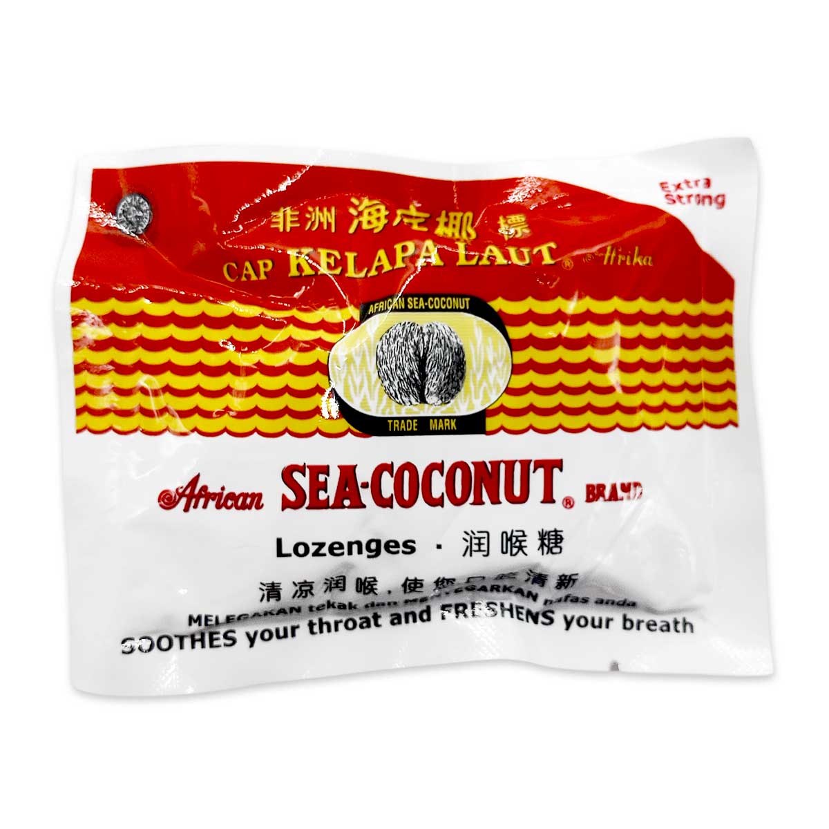 African Sea Coconut Lozenges Extra Strong, 15g (6 pieces)