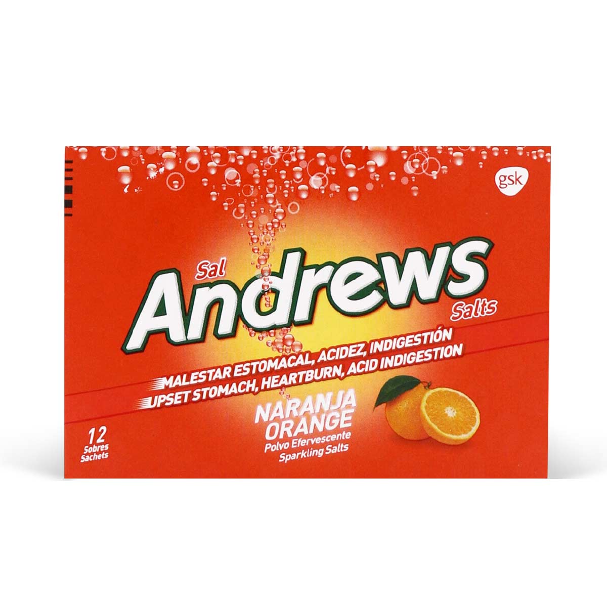 Andrews Salts Orange, 12 Sachets