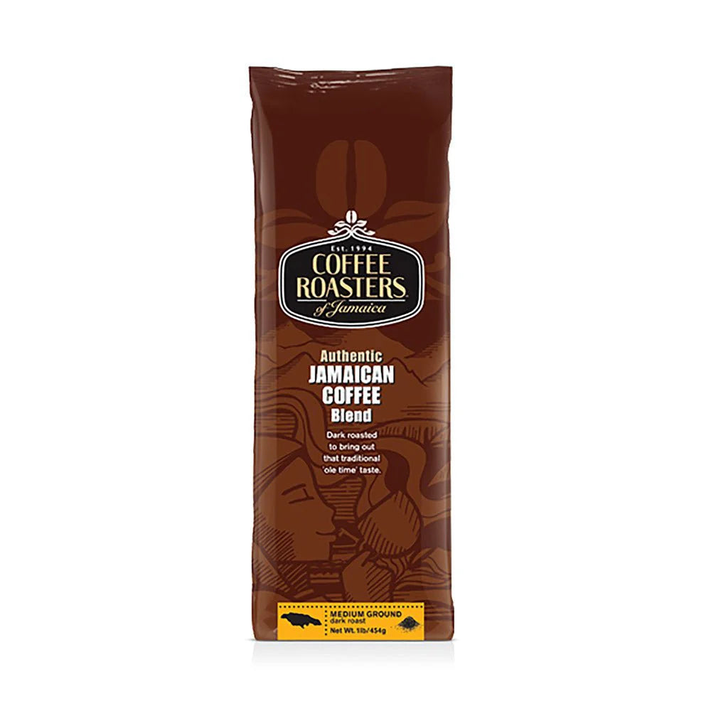 Authentic Jamaica Dark Roast Coffee Blend - 1lb Ground