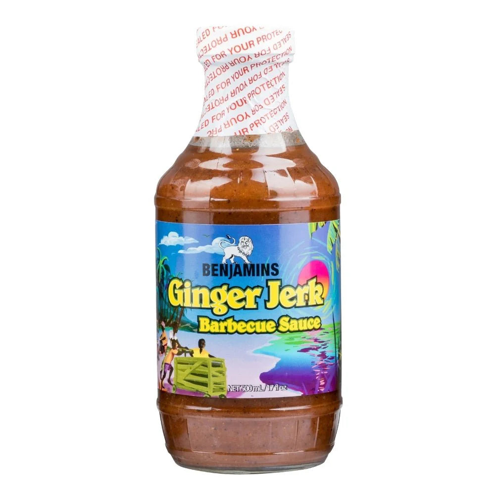 Benjamins Ginger Jerk Barbecue Sauce, 500ml