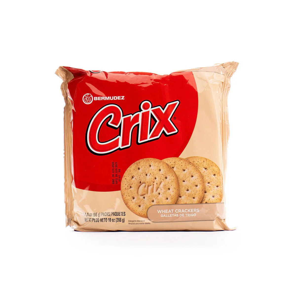 Bermudez Crix Wheat Crackers Tripack, 10oz (2 Pack)