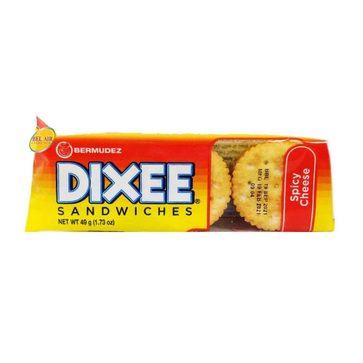 Bermudez Dixee Sandwiches, 1.73oz (3 Pack)