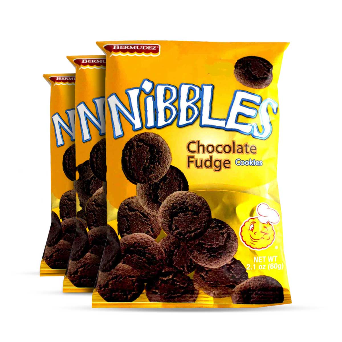 Bermudez Nibbles Cookies, 2.1oz (3 Pack)