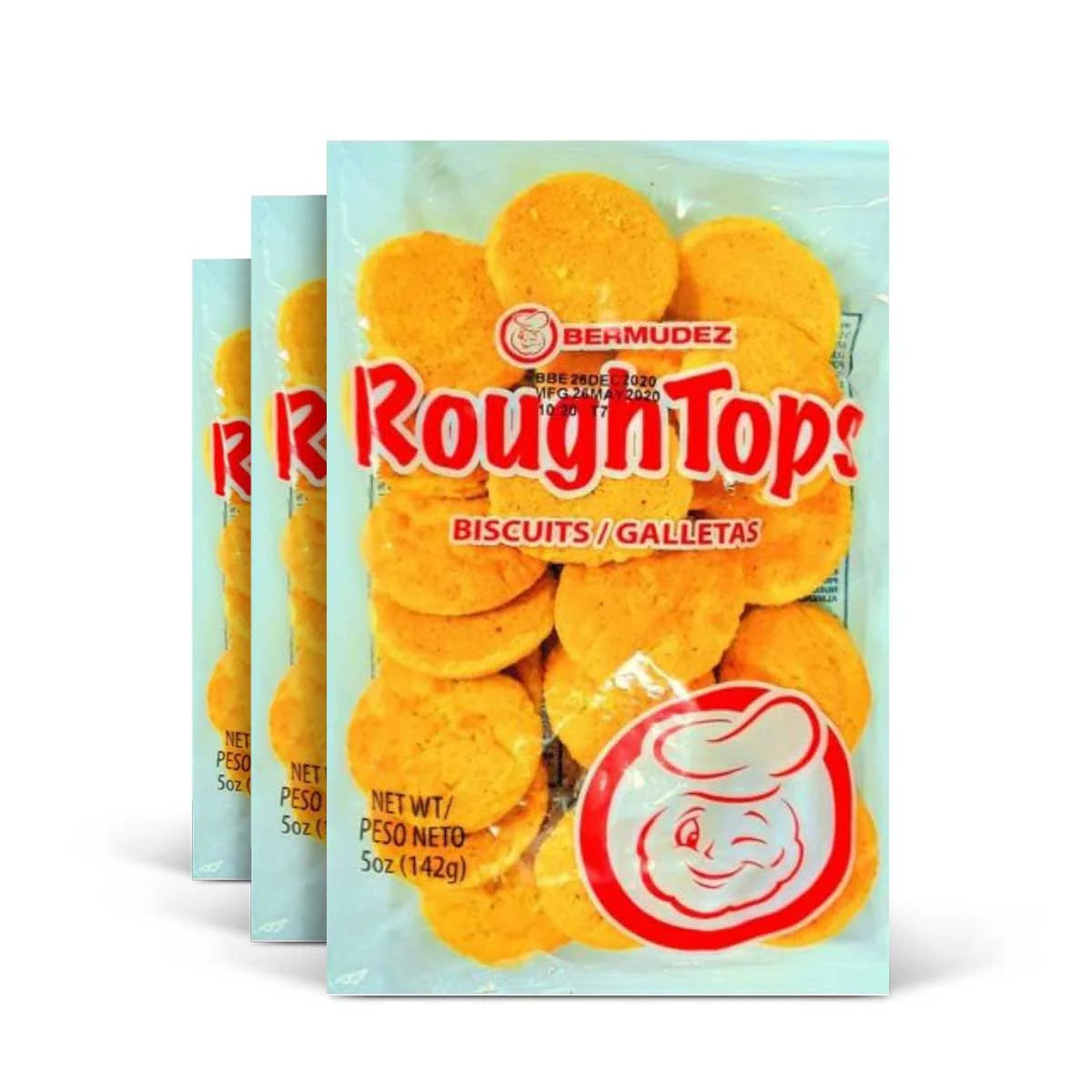 Bermudez Rough Tops Biscuits, 5oz (3 Pack)