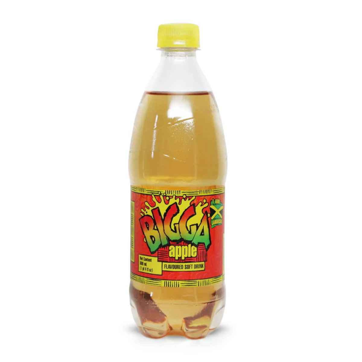 Bigga Apple Flavoured Soft Drink, 600ml (3 Pack)