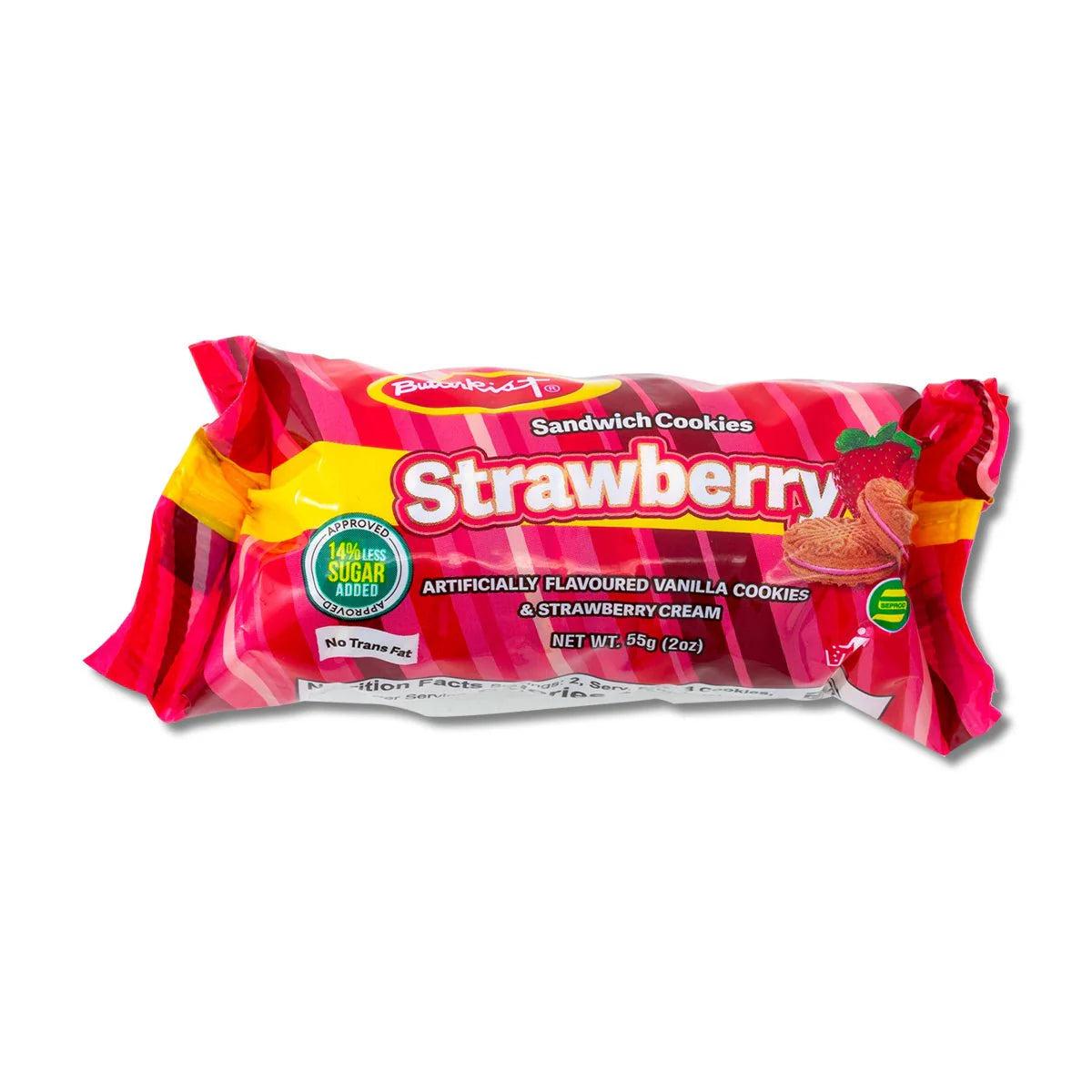 Butterkist Sandwich Biscuits Strawberry, 2oz (3 Pack)