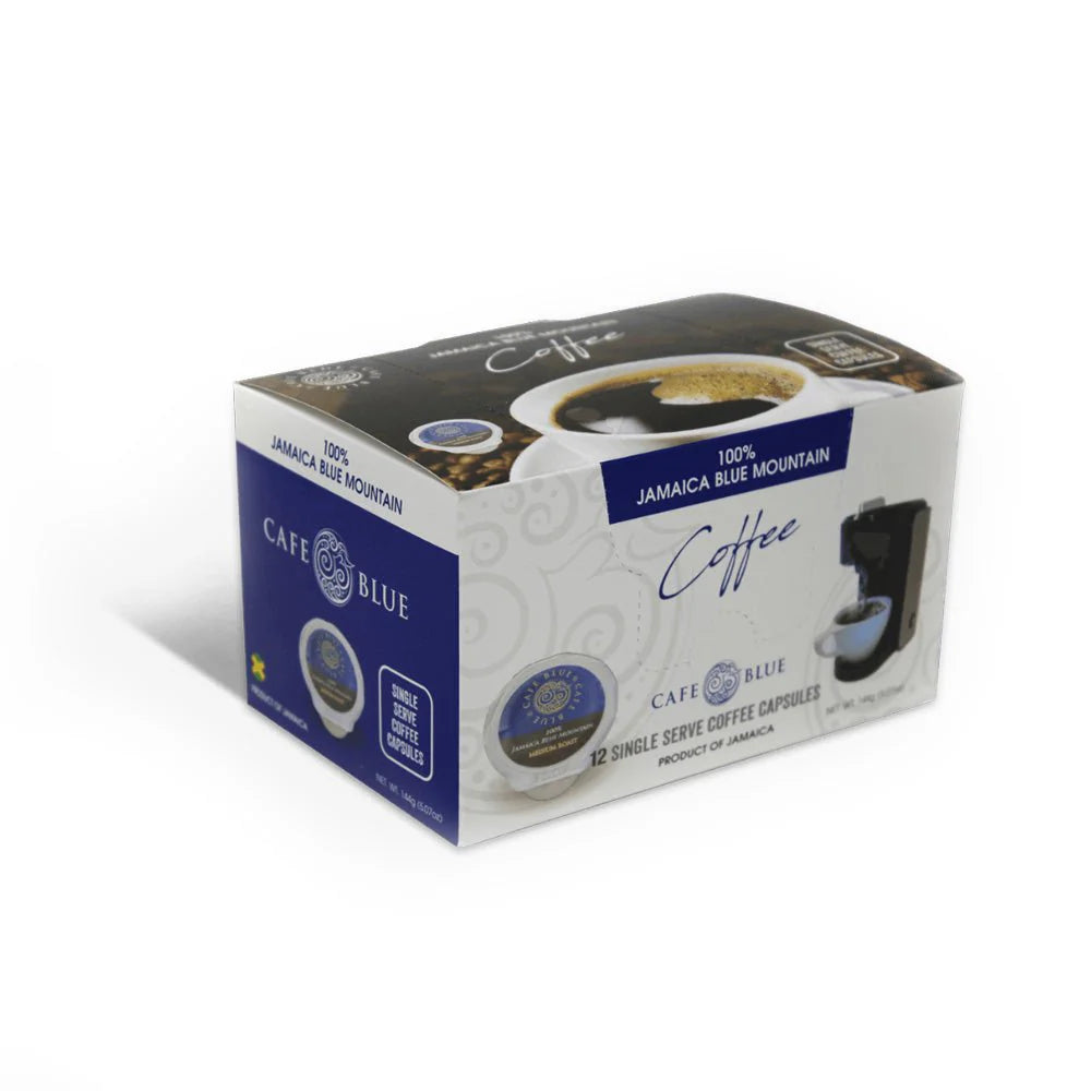 Cafe Blue 100% Jamaica Blue Mountain Coffee K-Cup Pods