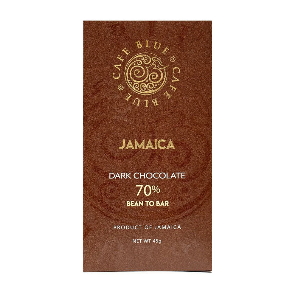 Cafe Blue Jamaica 70% Dark Chocolate Bar, 45g