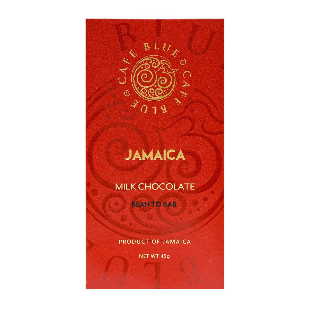 Cafe Blue Jamaica Milk Chocolate Bar, 45g