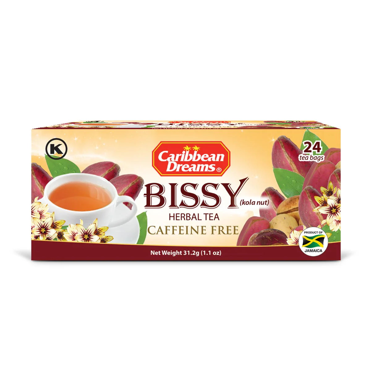 Caribbean Dreams Bissy Tea, 24 teabags