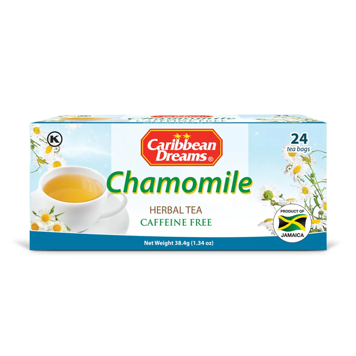 Caribbean Dreams Chamomile Tea, 24 teabags