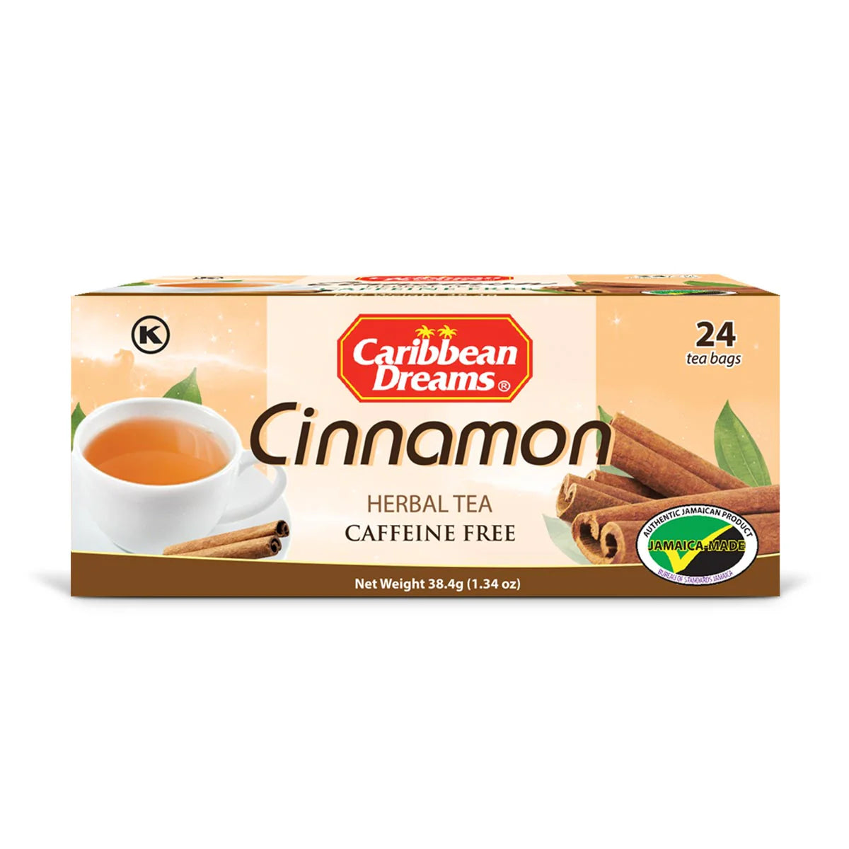 Caribbean Dreams Cinnamon Tea, 24 teabags