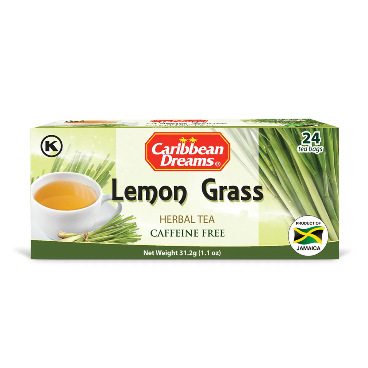 Caribbean Dreams Lemongrass Tea, 24 teabags