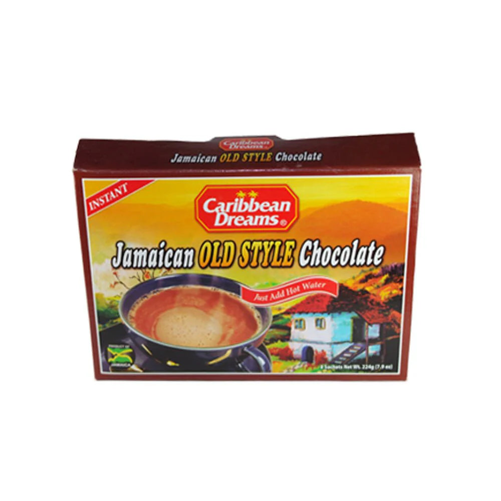 Caribbean Dreams Old Style Chocolate, 8 sachets