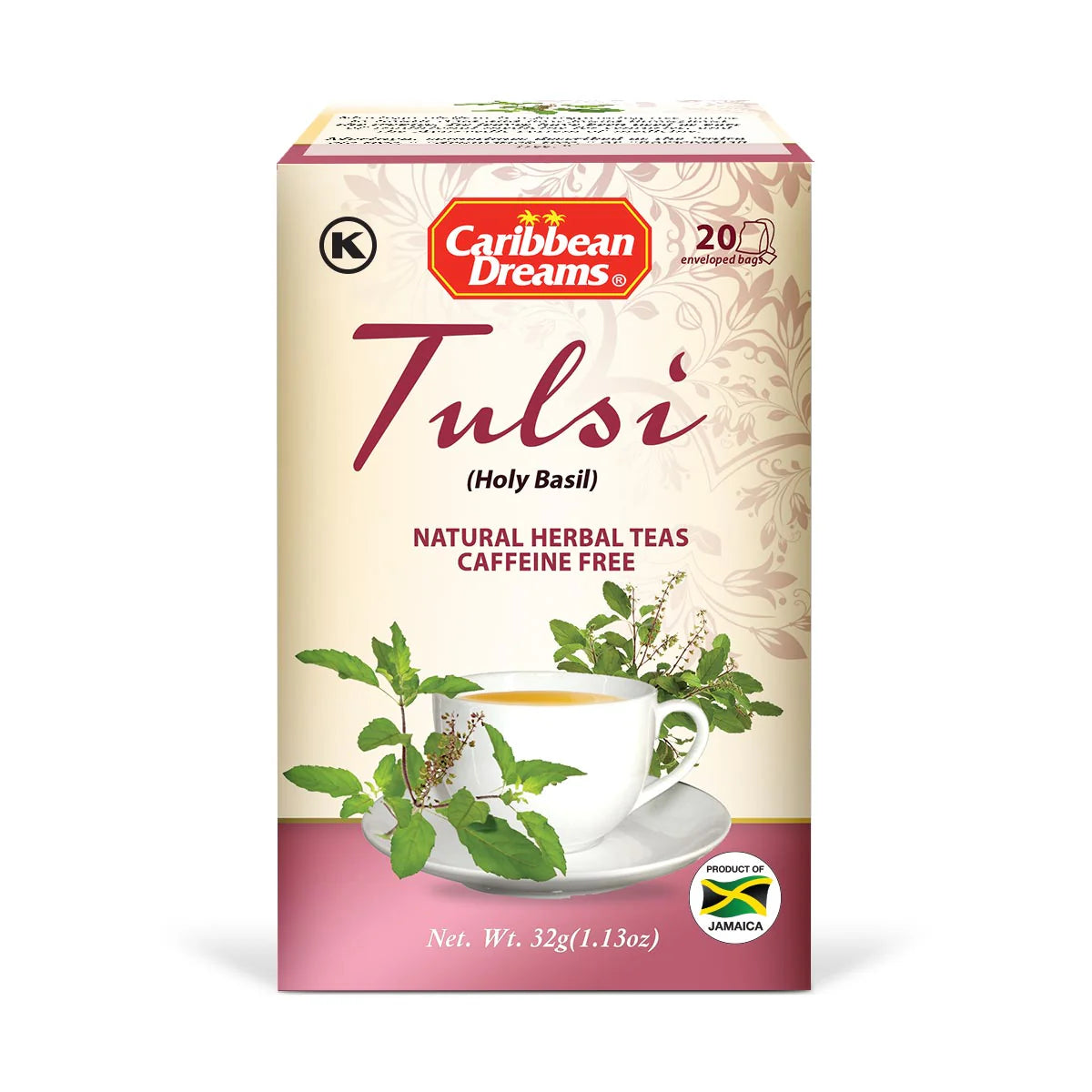 Caribbean Dreams Tulsi Tea, 20 teabags