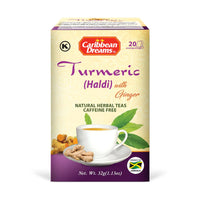 Caribbean Dreams Turmeric & Ginger Tea, 20 teabags