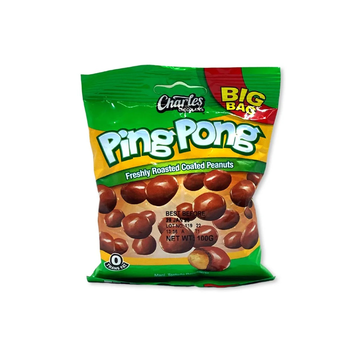 Charles Ping Pong Peanut, 100g (3 Pack)