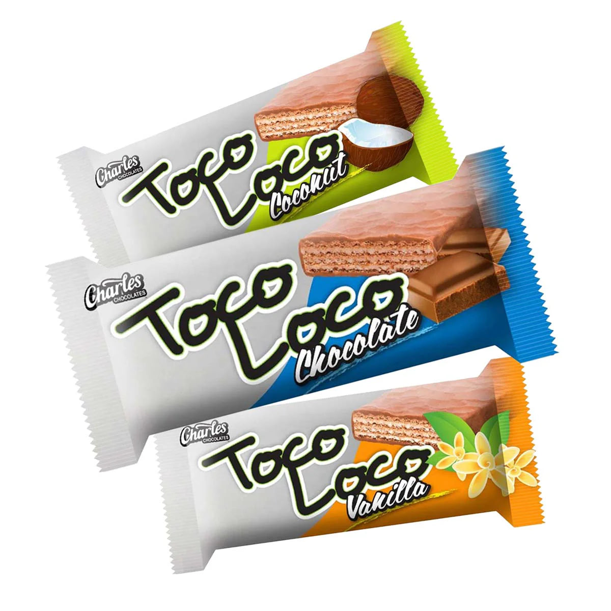 Charles Toco Loco Chocolate Bar, 32g (3 Pack)