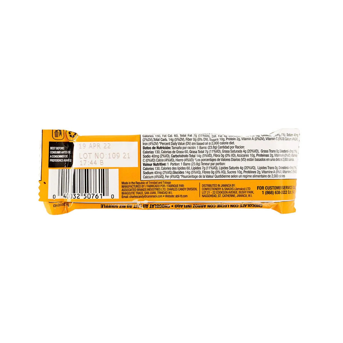 Charles Twin Crunch Bar (3 Pack)