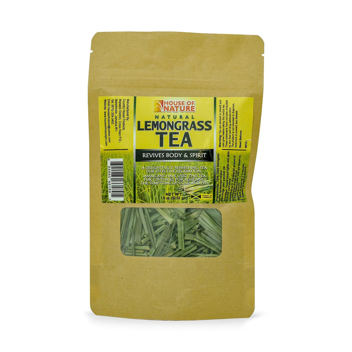 Country House Lemongrass Loose Tea Pouch, 1.5oz